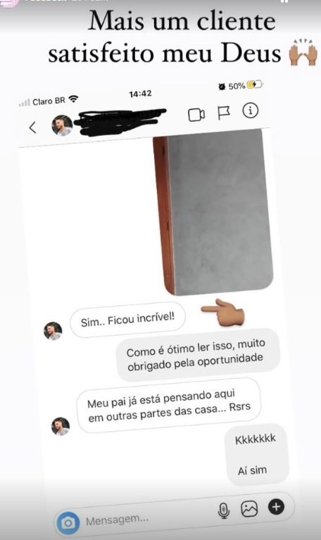 Depoimento serviço de pintura de luxo